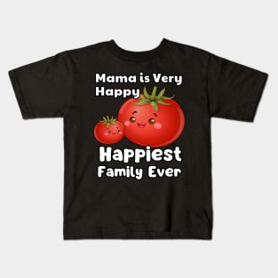 Cute Tomato Mama Kids T-Shirt